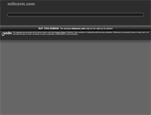 Tablet Screenshot of milicevic.com
